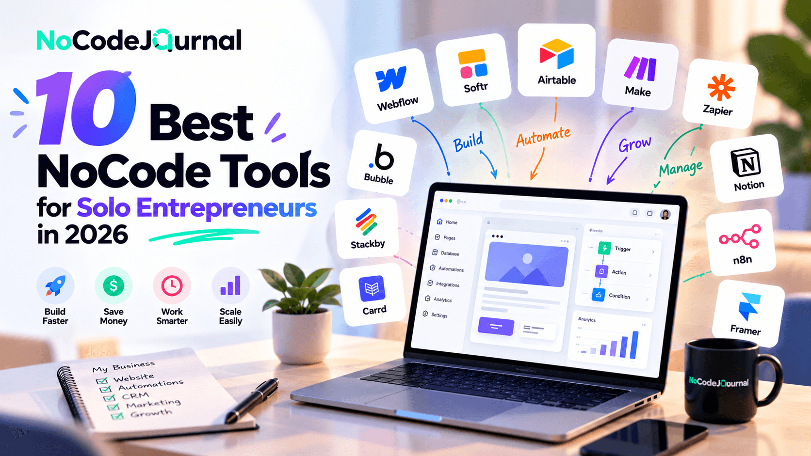 10 Best NoCode Tools for Beginners in 2026